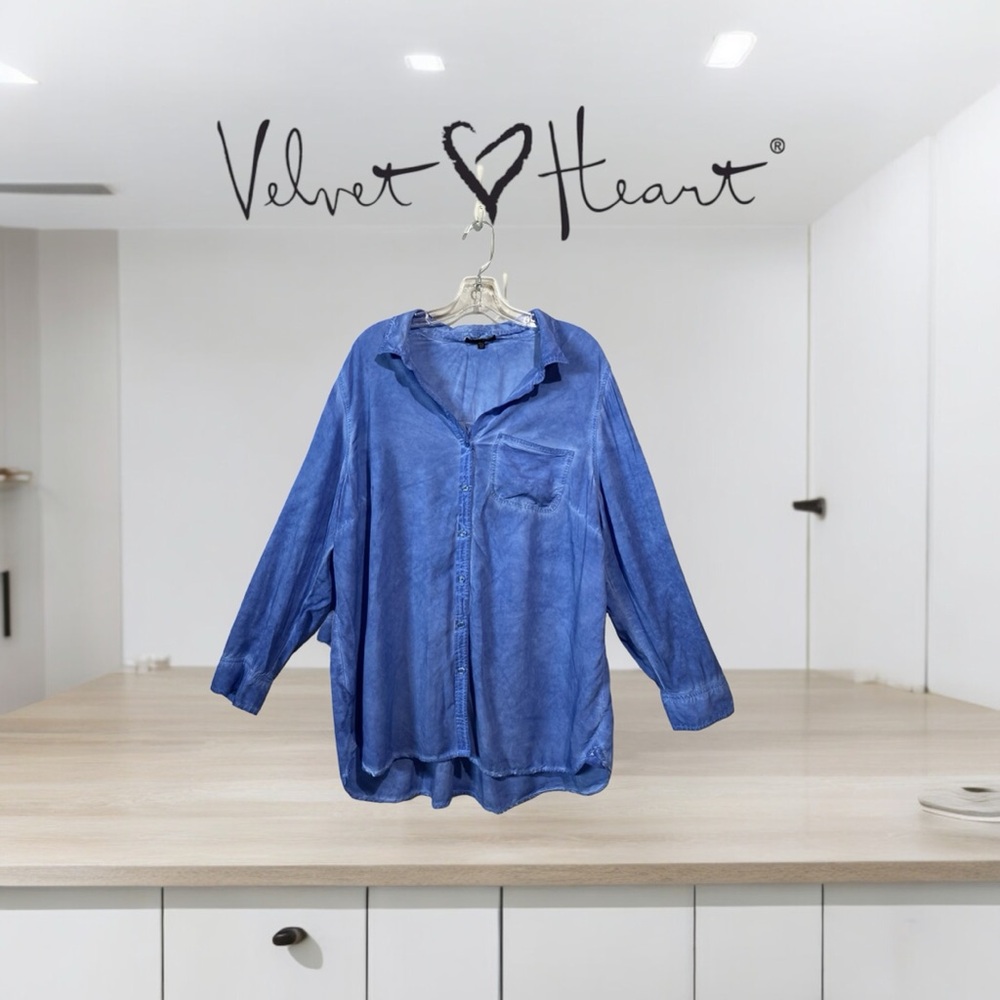 Velvet Heart Blue Blouse